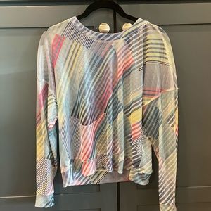 Lucky in Love sheer pullover